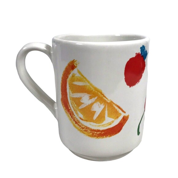 Kate Spade Lenox All in Good Taste Pretty Pantry Fruit Apple Coffee Tea Mug Cup - Picture 2 of 6